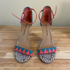 Chinese Laundry Multicolor Strappy Heels